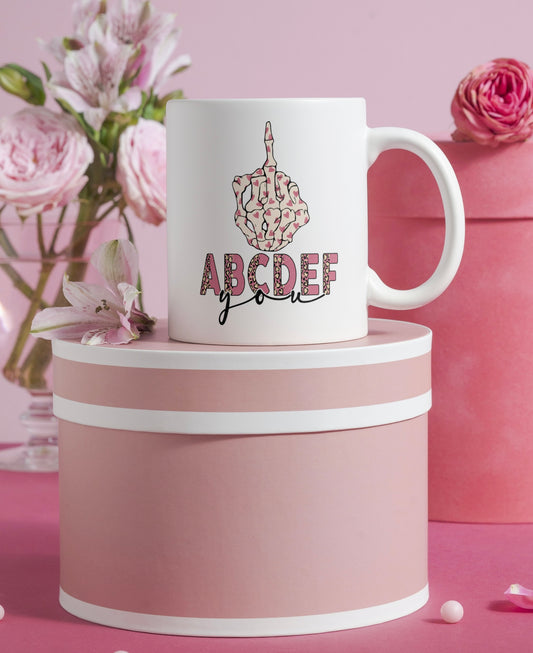 ABCDEF YOU 11oz Ceramic Mug