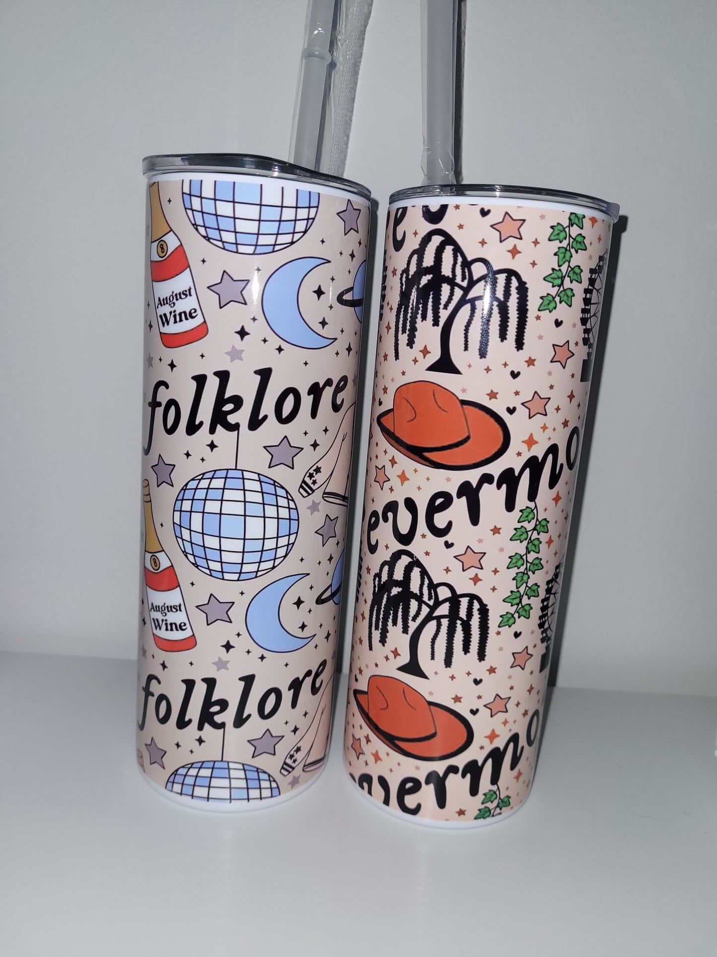 Folklore and Evermore Tumbler Bundle 20oz Stainless Steel Tumblers