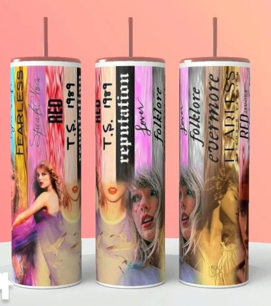 Eras Tour Tumbler Taylor Swift 20oz Stainless Steel