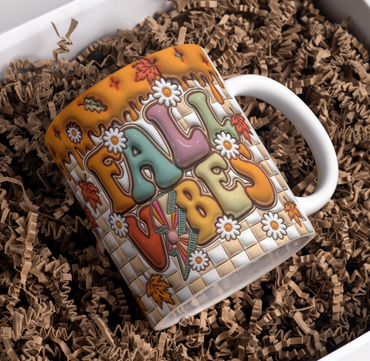 Fall Vibes 3D Mug